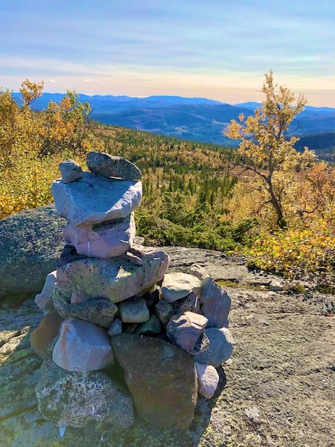 Late summer mountain landscape near Rauland
